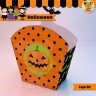 Halloween Bruja - Caja 3D  Golosinas Maceta