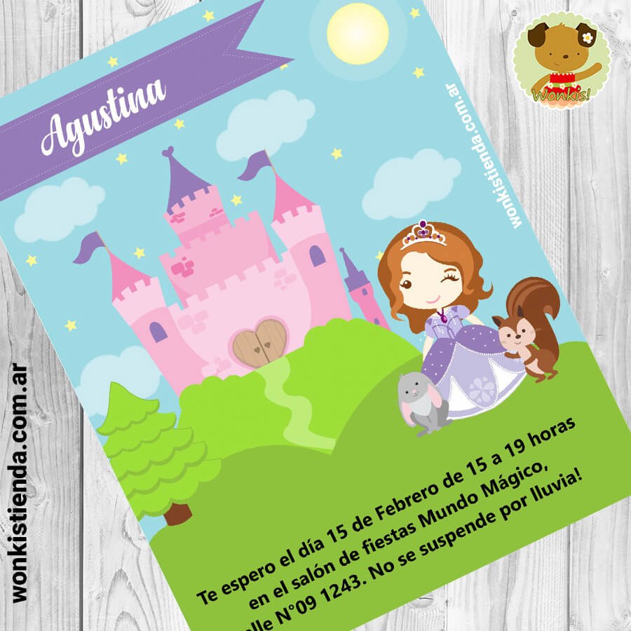 Princesa Sofia - Invitacion WhatsApp